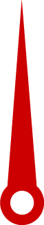 Speedometer needle