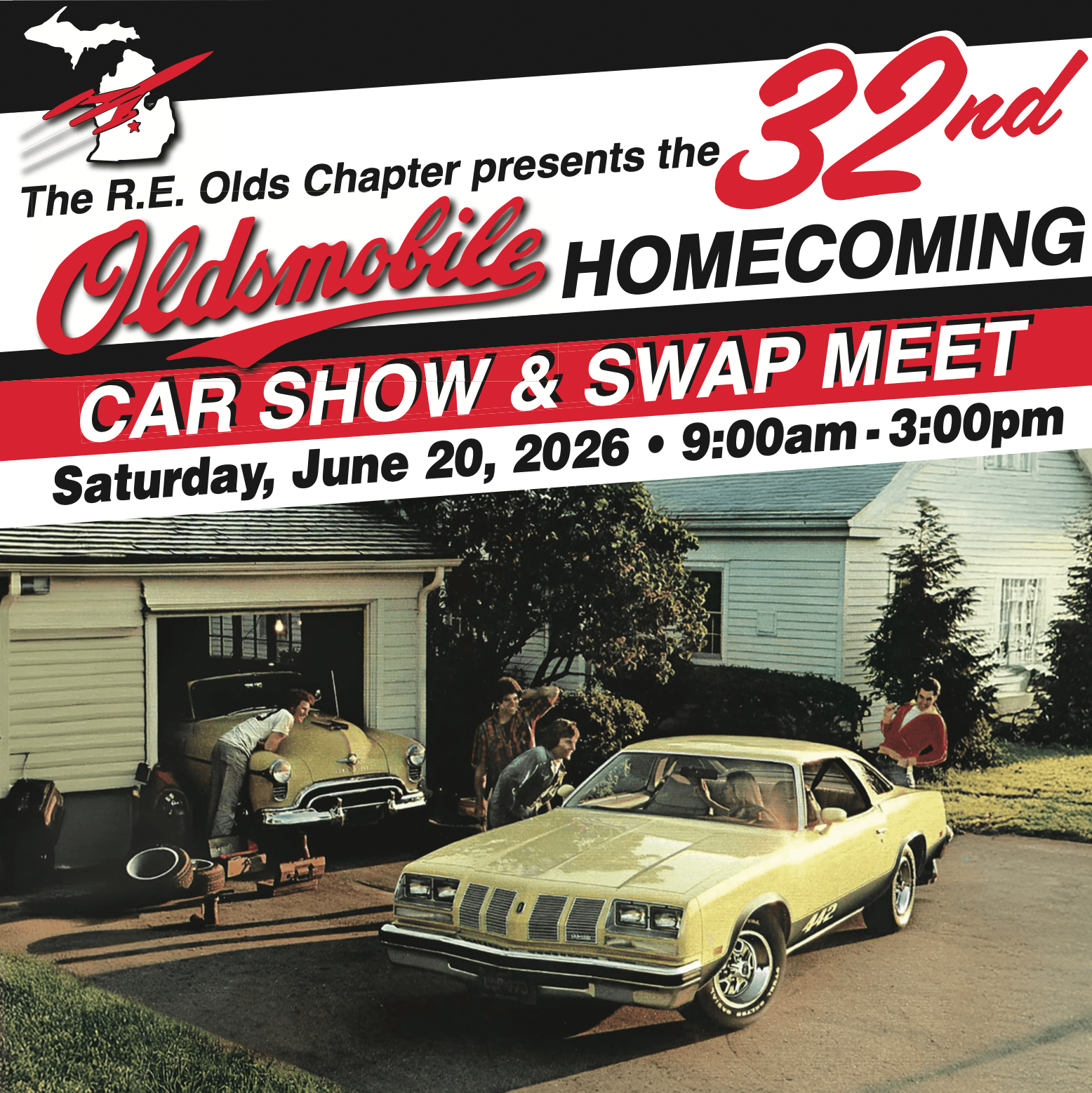 32nd Annual Oldsmobile Homecoming Car Show And Swap Meet