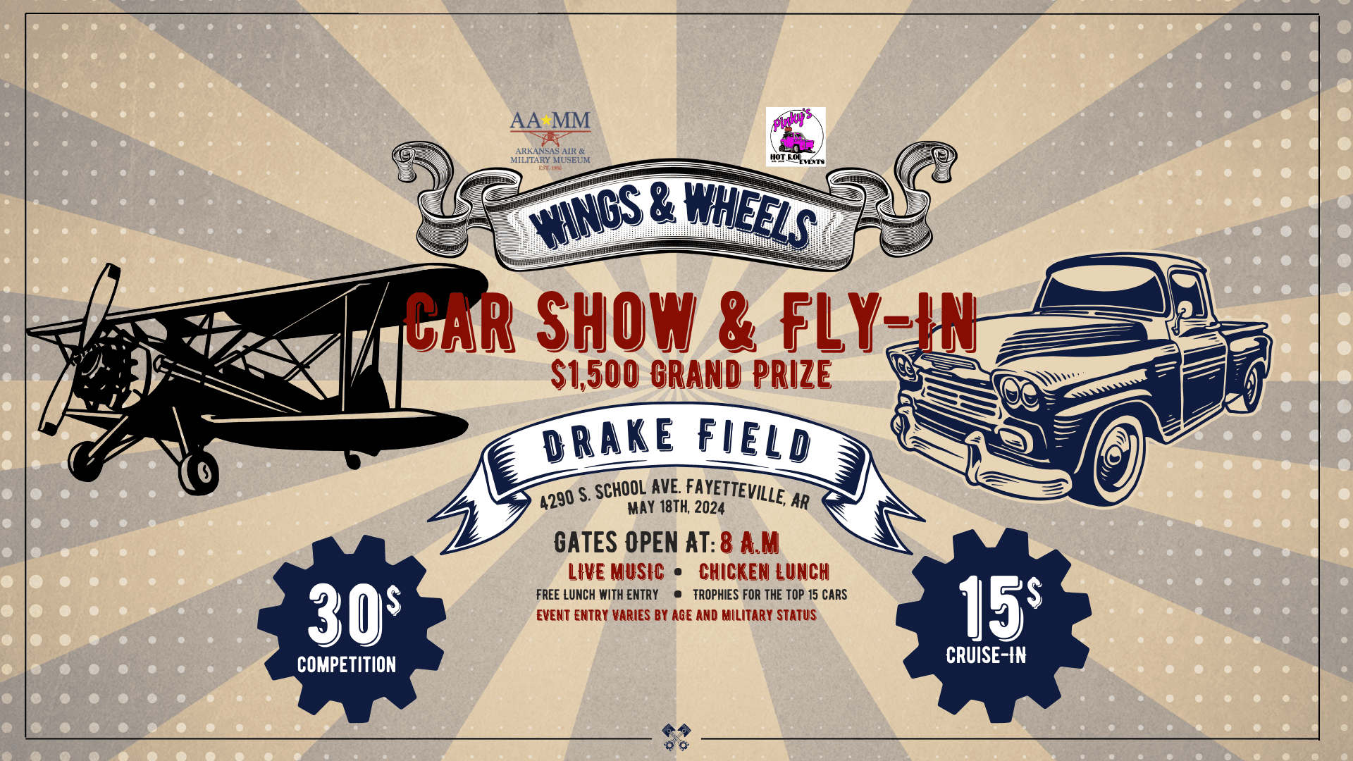 Wings And Wheels At Drake Field