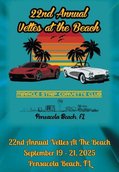 Vettes At The Beach Pensacola
