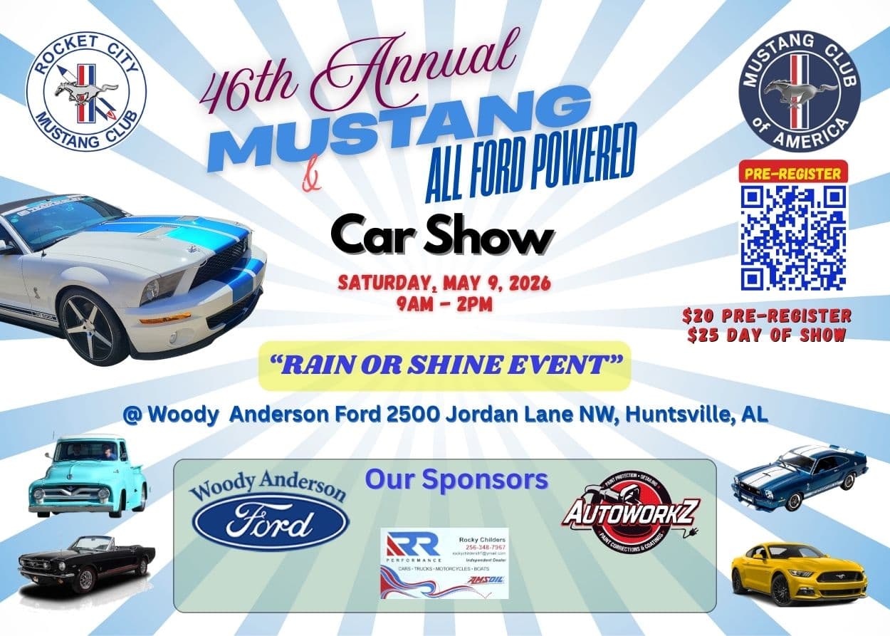 Rocket City Mustang Club Annual Car Show