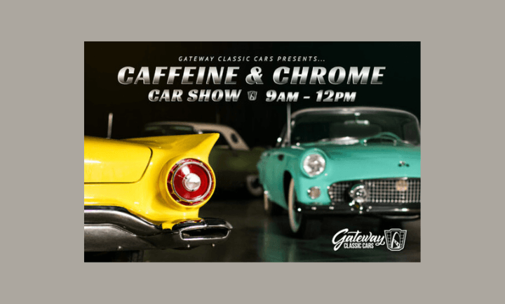 Caffeine and Chrome at Gateway Classic Cars Concord