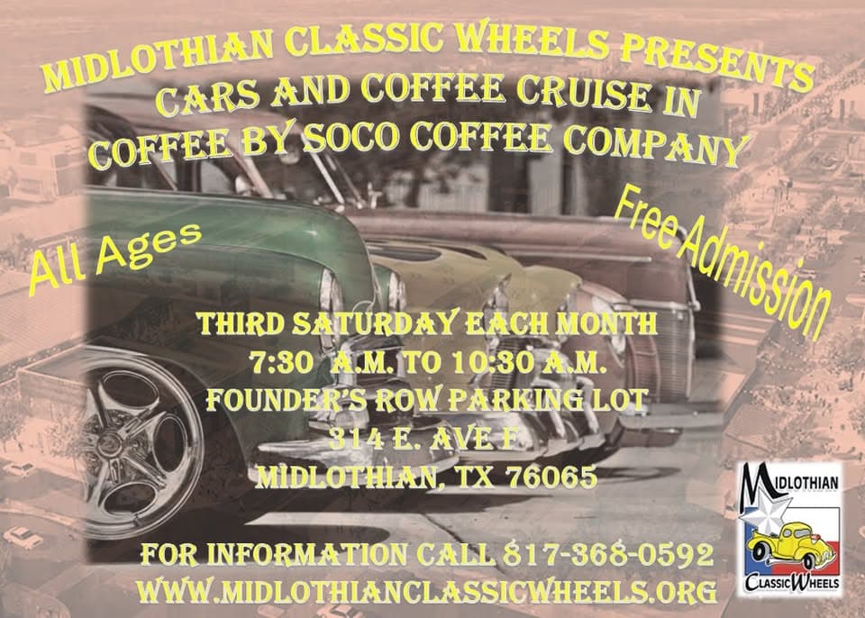 Midlothian Classic Wheels 3rd Saturday Cruise-In