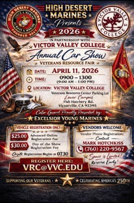 High Desert Marines Car and Bike Show
