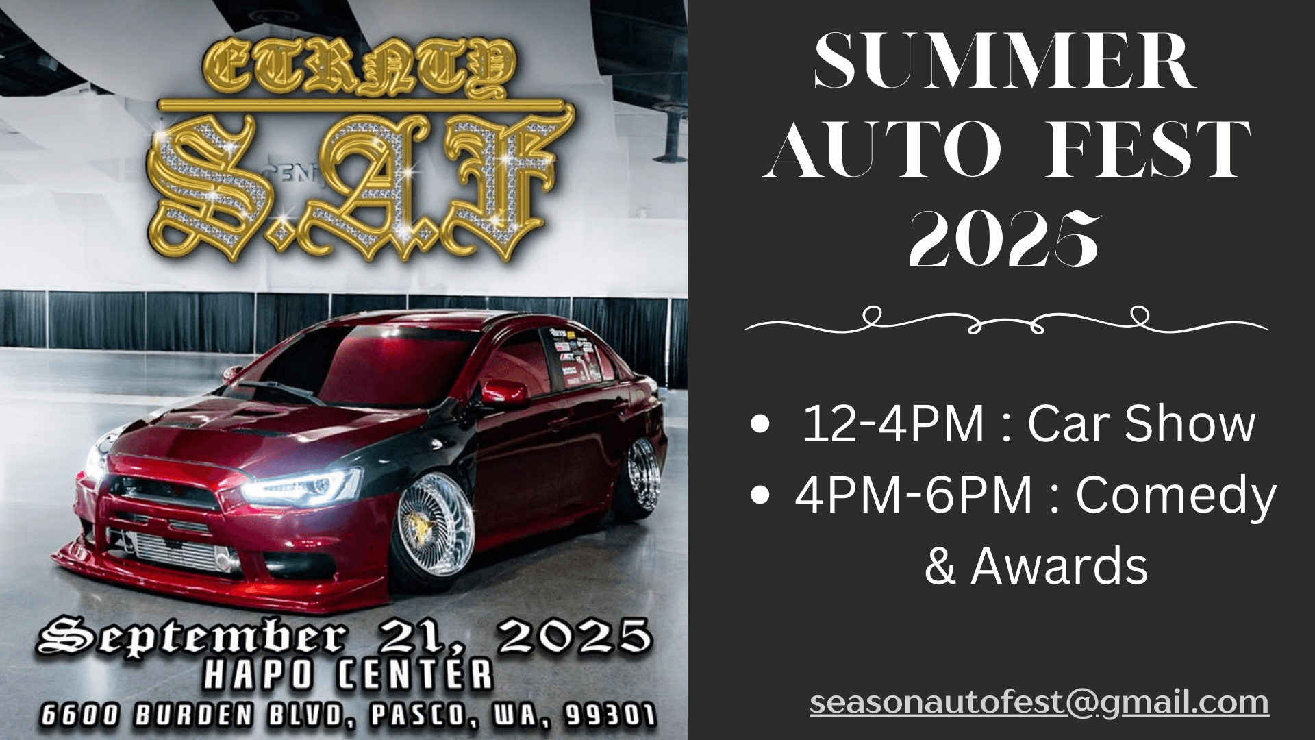 Etrnty SAF Cars and Comedy Show