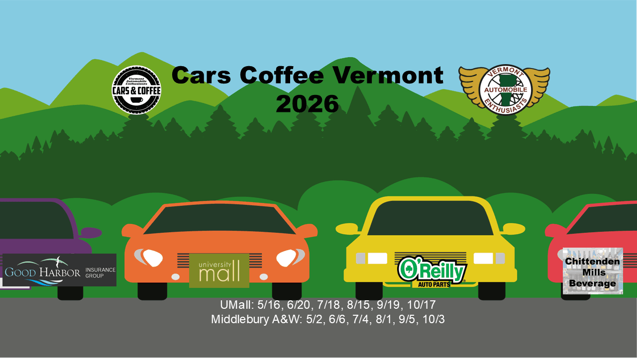 Cars & Coffee Vermont