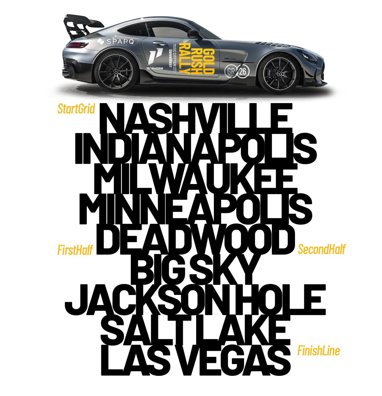 goldRush Rally 2026 - Music City to Sin City