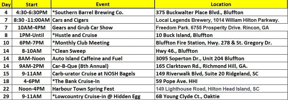 Carolina Dreamers Car Club Cruise-In