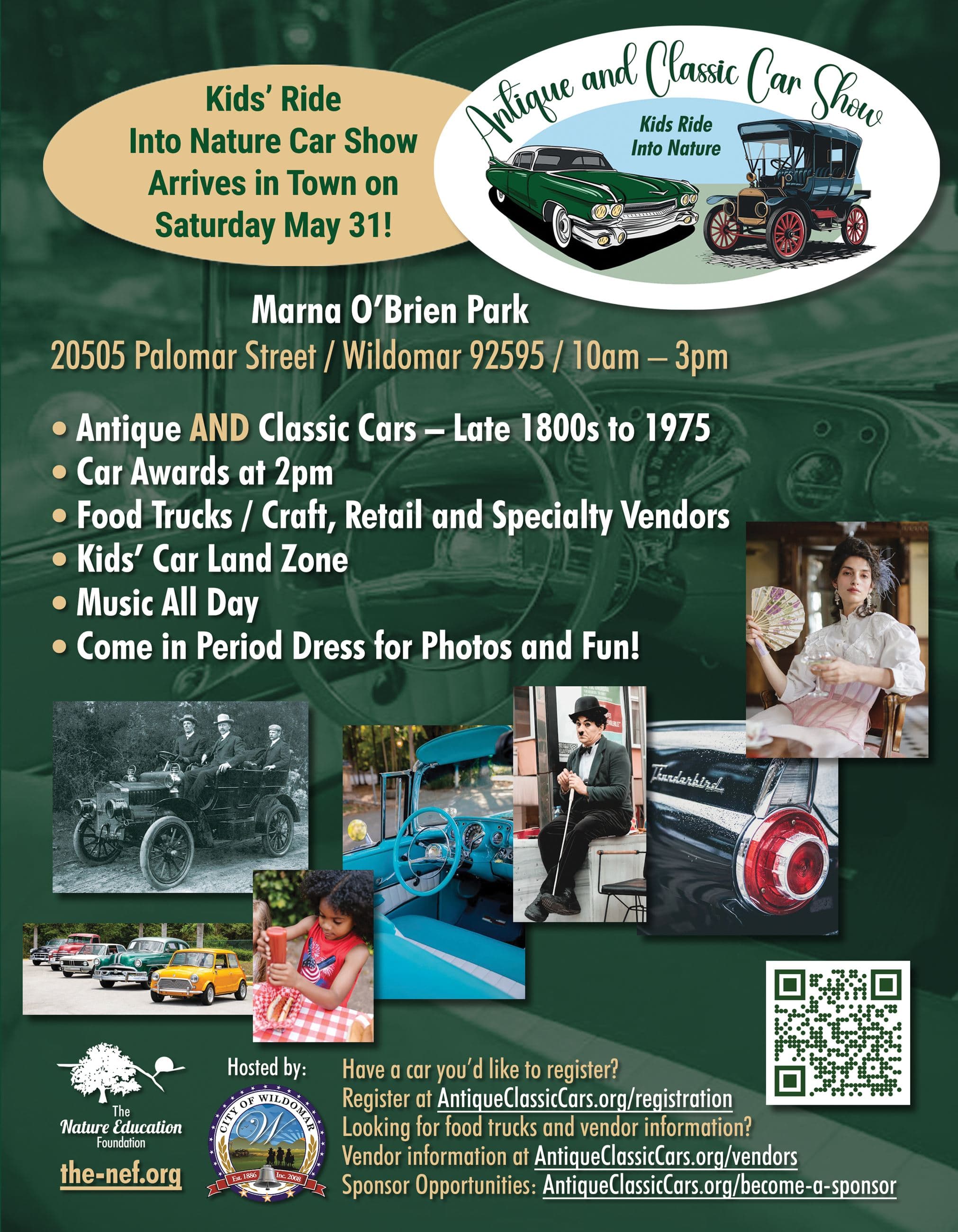 Kids' Ride Into Nature Classic & Antique Car Show