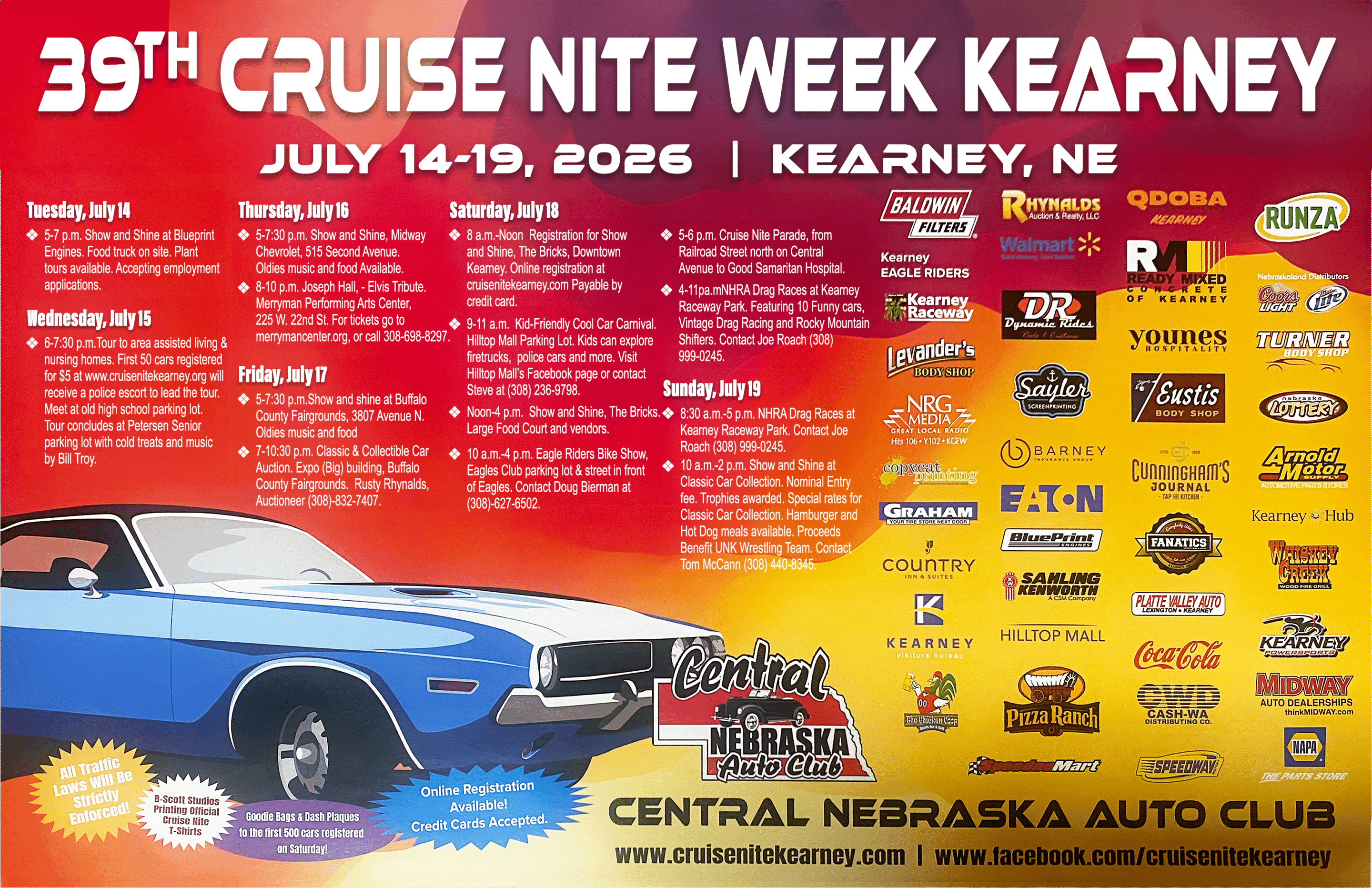 Kearney Cruise Nite NHRA Drag Races