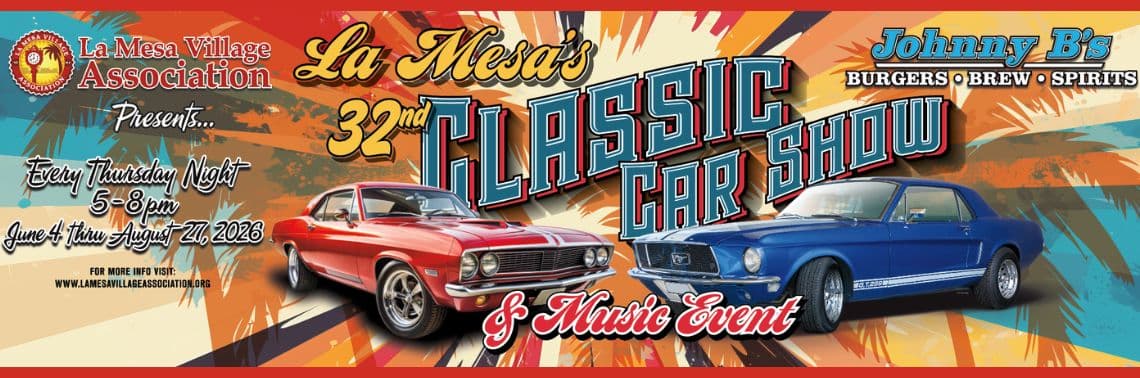 La Mesa Classic Car Show and Music Nights
