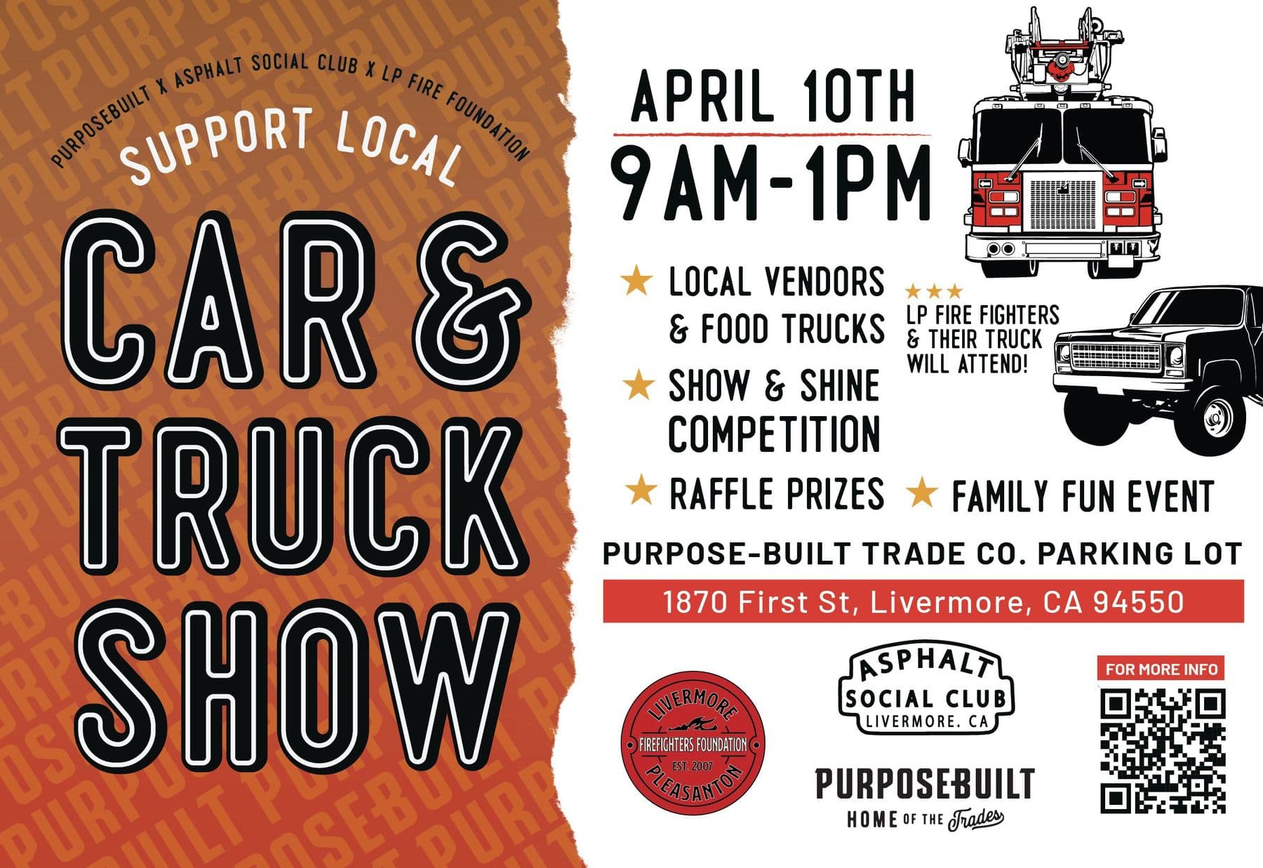 Rods & Rigs Support First Responders Car + Truck Show