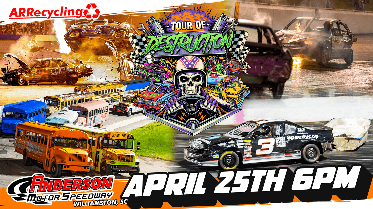 Tour of Destruction at Anderson Motor Speedway