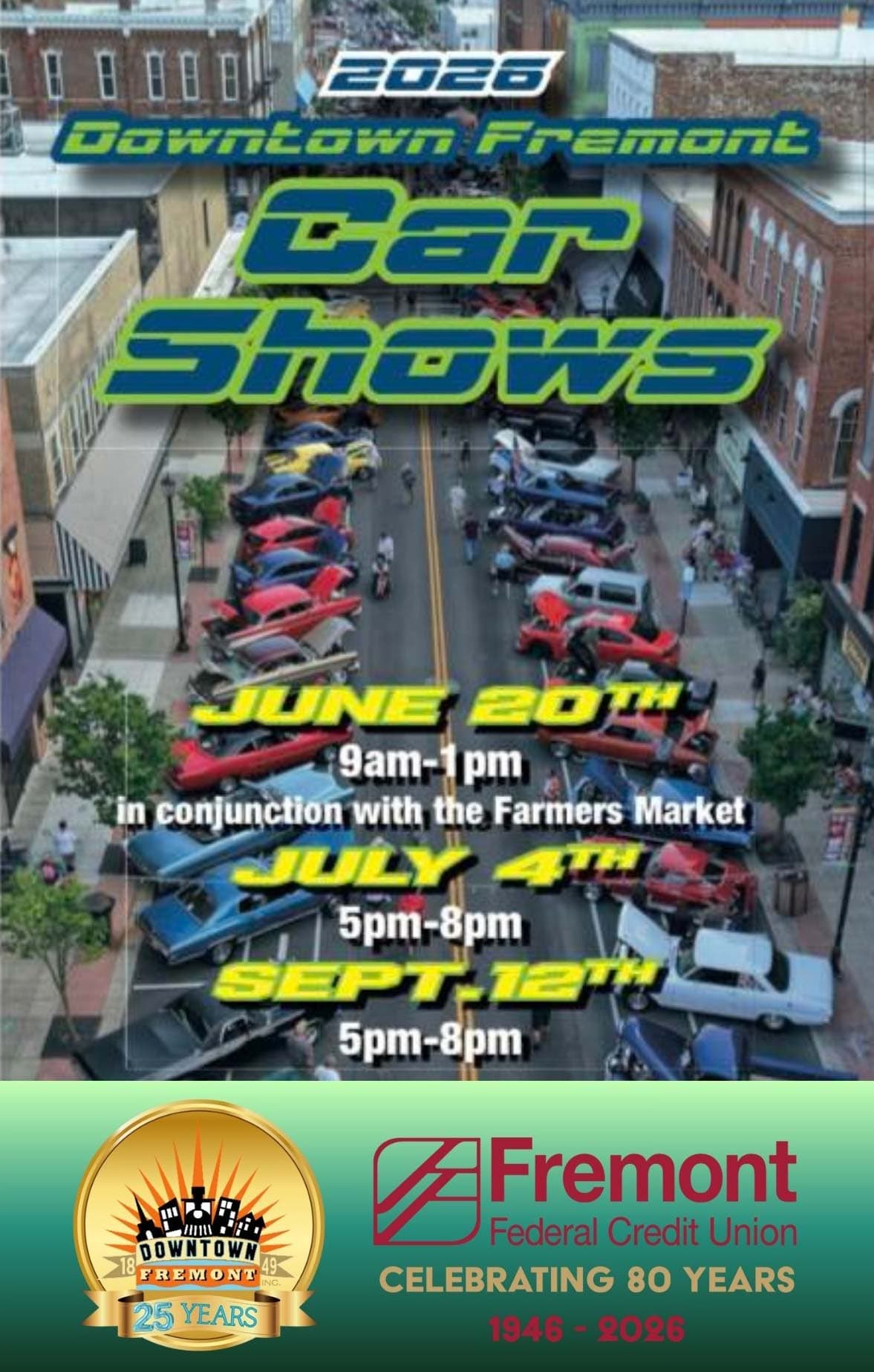 Downtown Fremont Car Show and Farmers Market