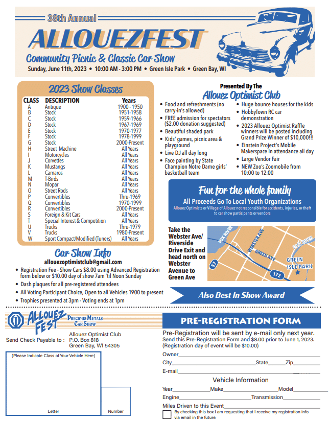 AllouezFest Car Show