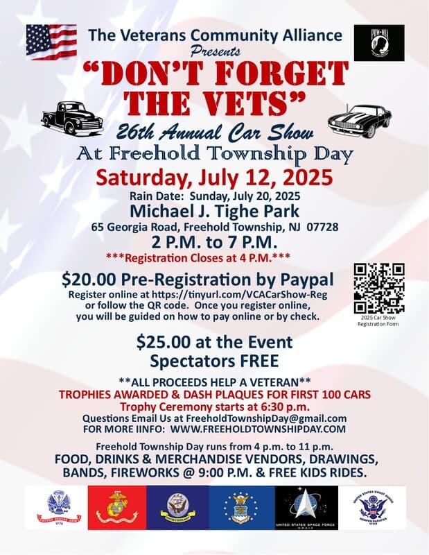 Don't Forget The Vets Car Show