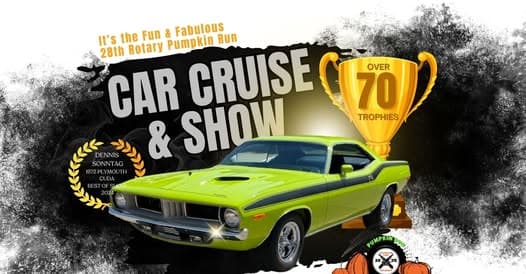 Houghton Lake Rotary Pumpkin Run Car Cruise & Show