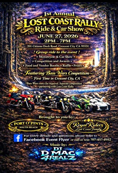 Lost Coast Rally Ride and Car Show