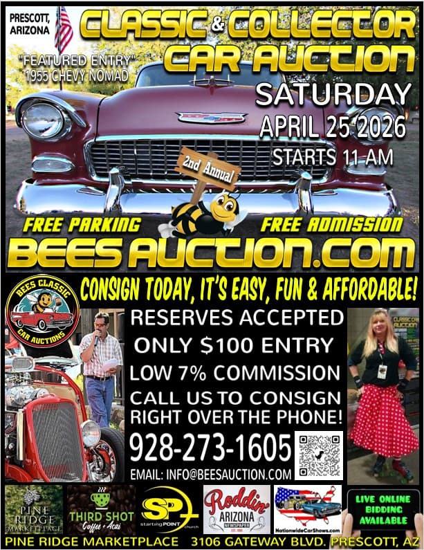 Bees Classic Car Auction Prescott
