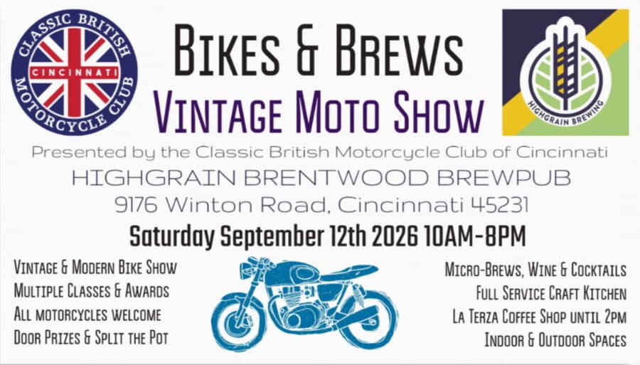 Bikes & Brews Vintage Moto Show