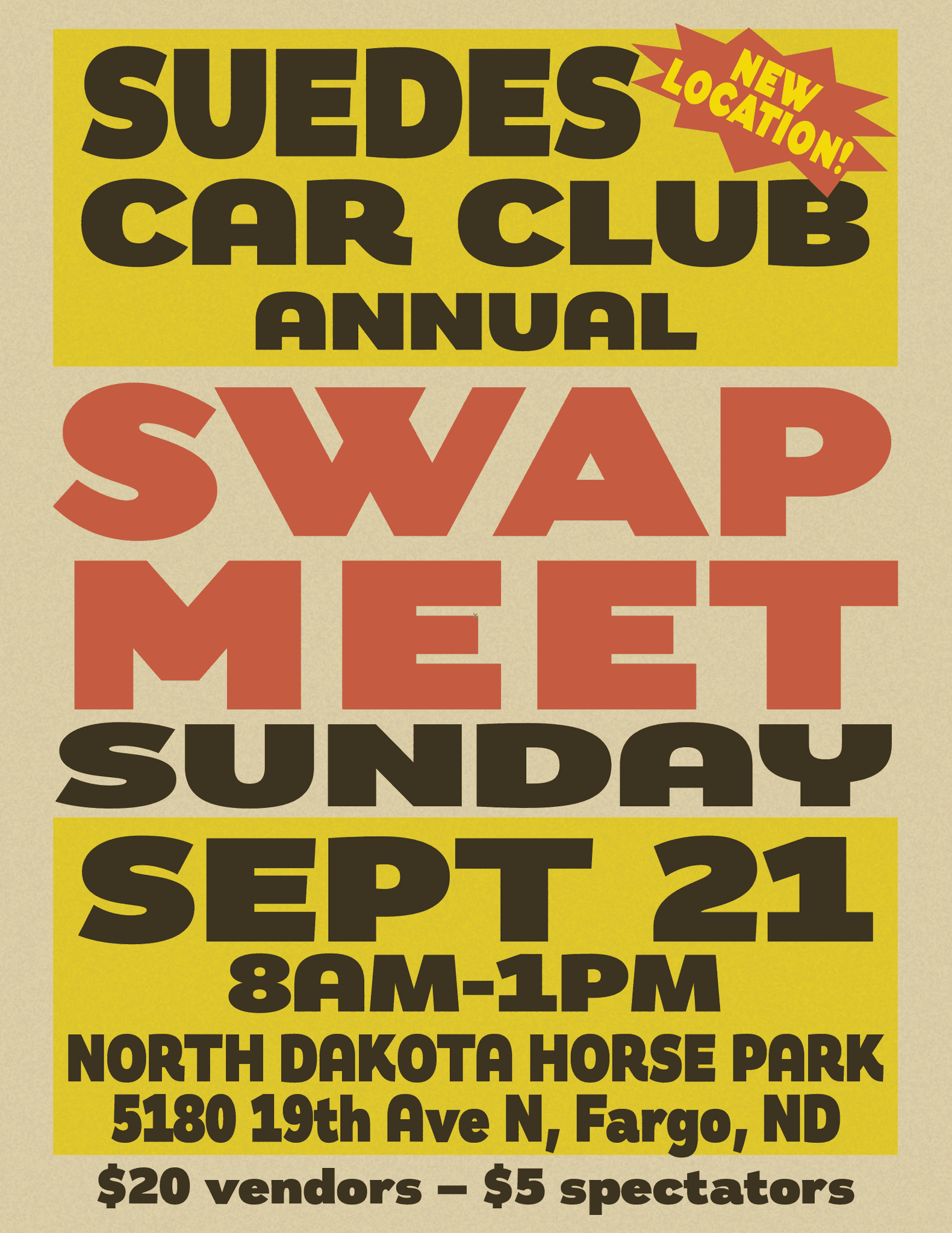 Suedes Car Club Annual Classic Car Parts Swap Meet