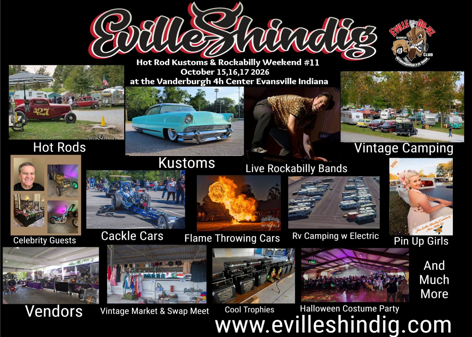 Eville Shindig Hot Rod Kustoms and Rockabilly Weekend