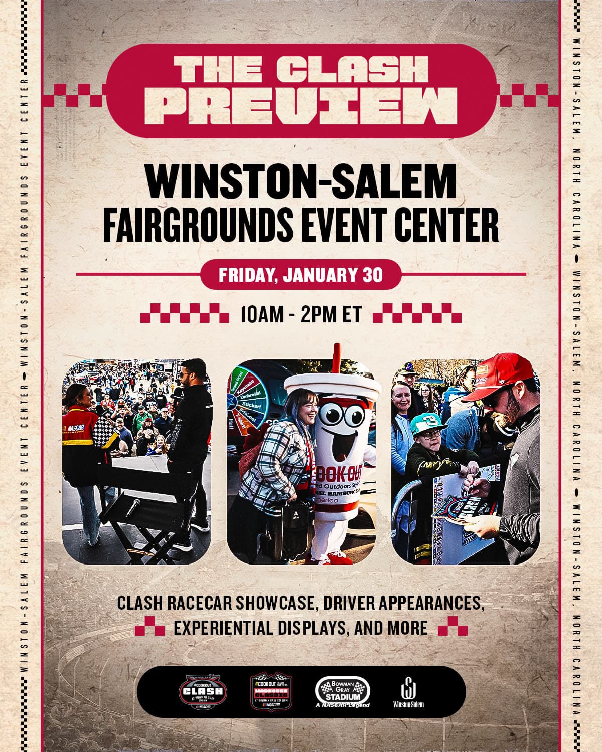 The Clash Preview at Winston-Salem Fairgrounds