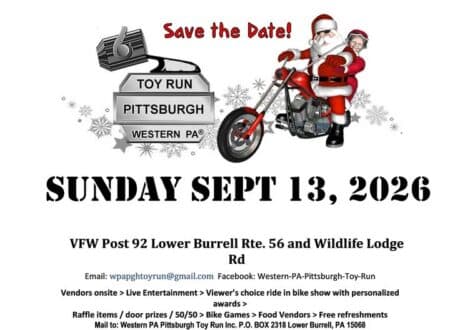 Western PA Pittsburgh Toy Run
