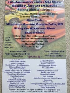 11th Annual Cruizerz Car Show-Granite Falls