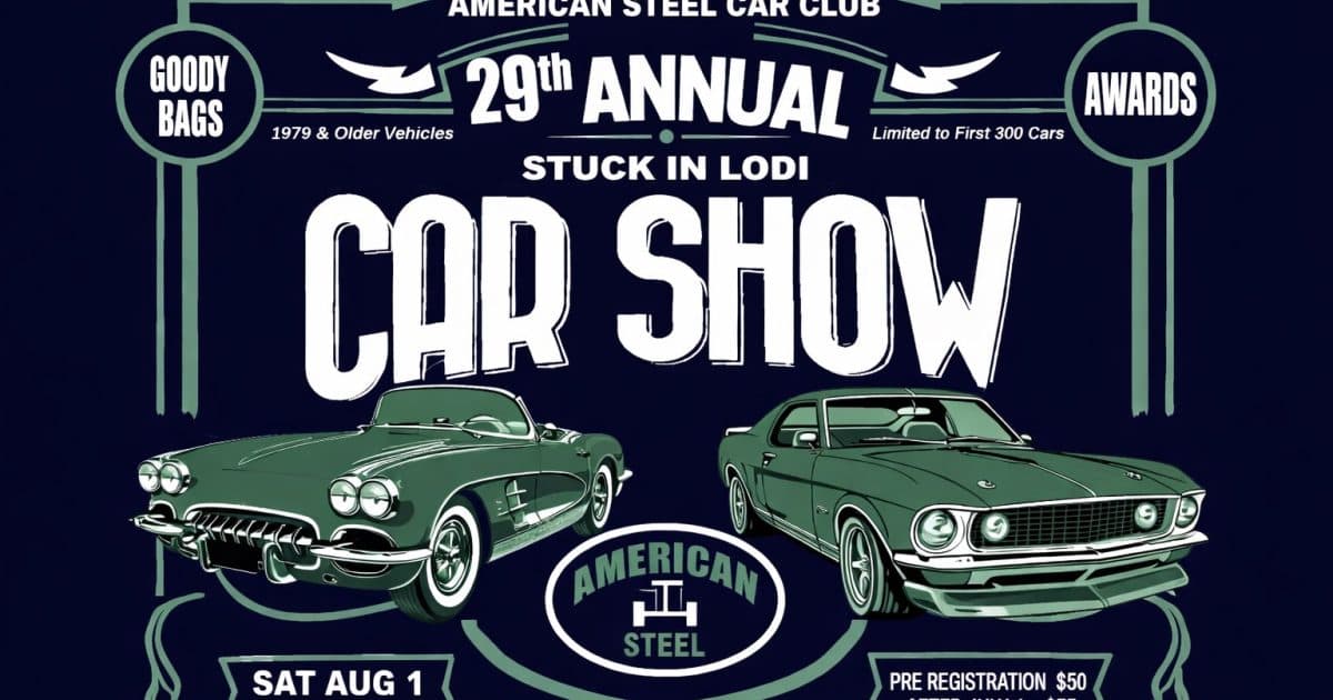 29th Annual Stuck in Lodi Car Show in Downtown Lodi