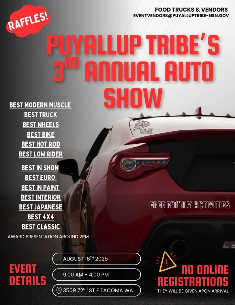 Puyallup Tribes 3rd Annual Auto Show