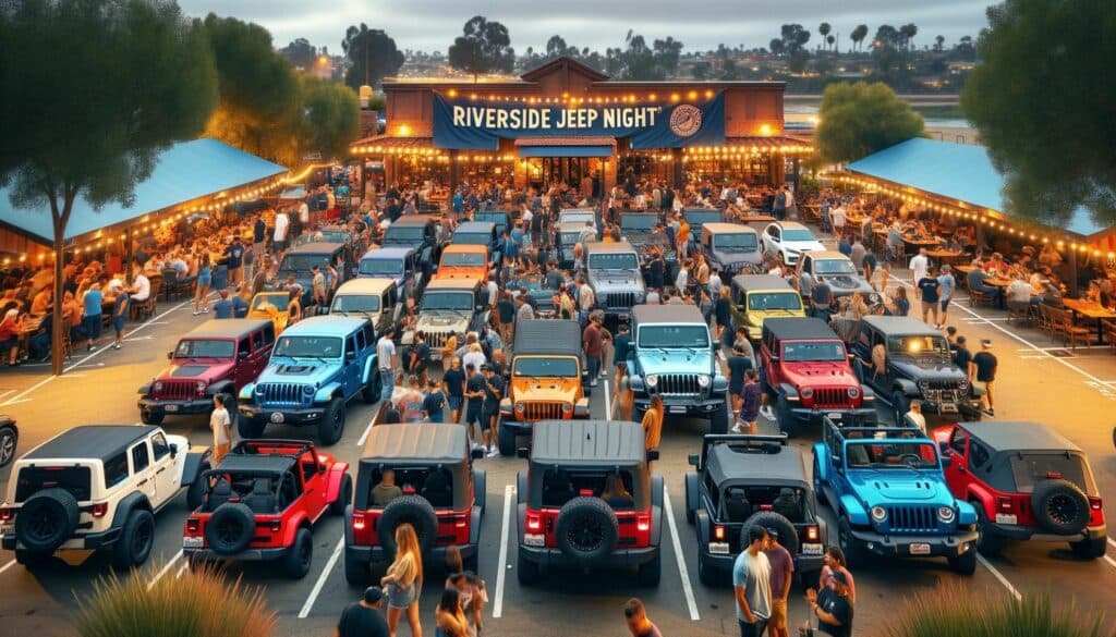 Riverside Jeep Night