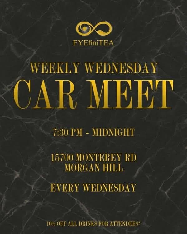 Weekly Wednesday Car meet