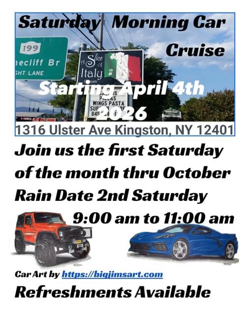 Saturday Morning Car Cruise