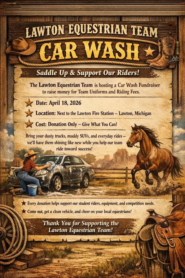Lawton Equestrian Team Car Wash