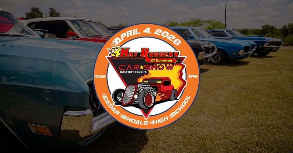Hot Hot Rodders of Tomorrow Car Show at Cedar Shoals High School! Hosted by Dave Darden.