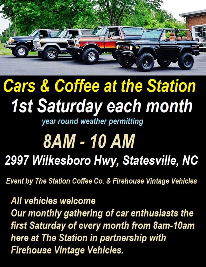Cars & Coffee at the Station