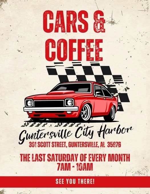 Guntersville City Harbor Cars & Coffee
