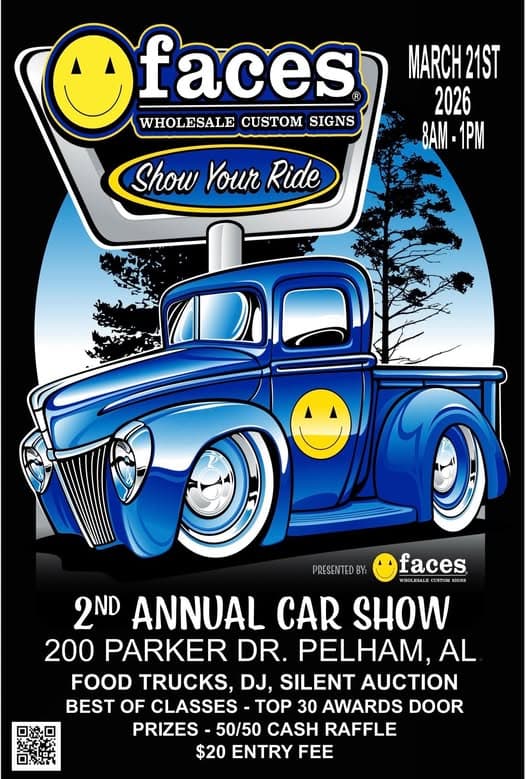 Faces Wholesale Custom Signs 2nd Annual Car Show