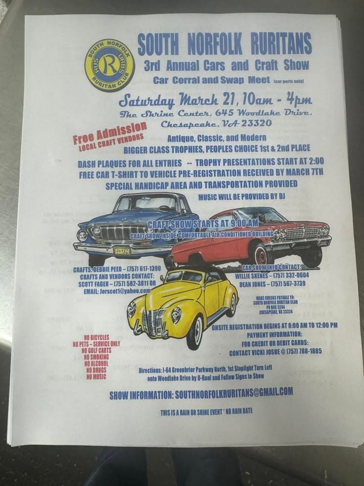 3rd Annual Car and Craft Show