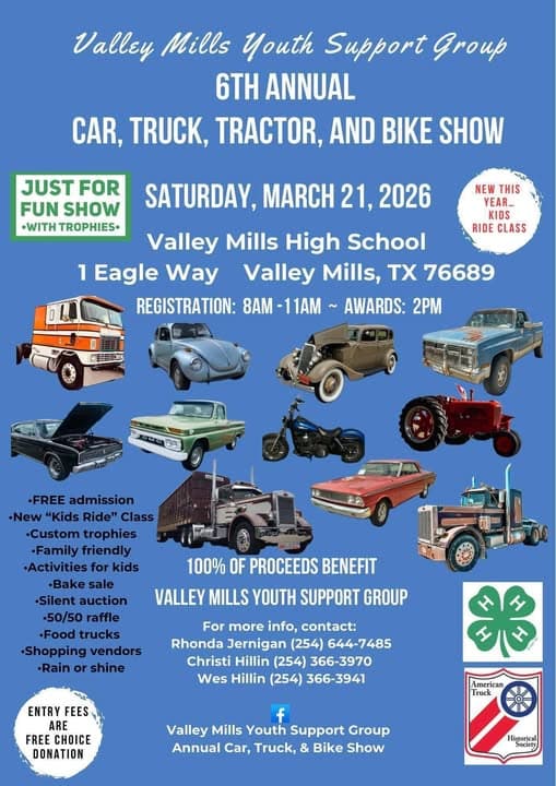 6th Annual Car, Truck, Tractor, And Bike Show