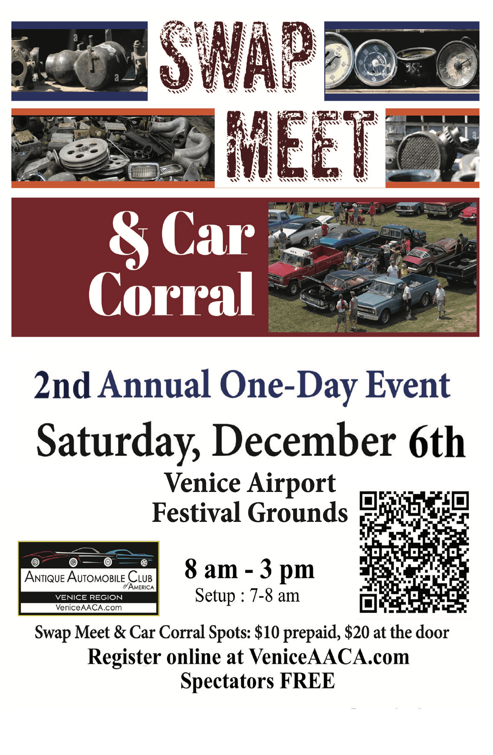2nd Annual Venice AACA Swap Meet & Car Corral | FLA Car Shows