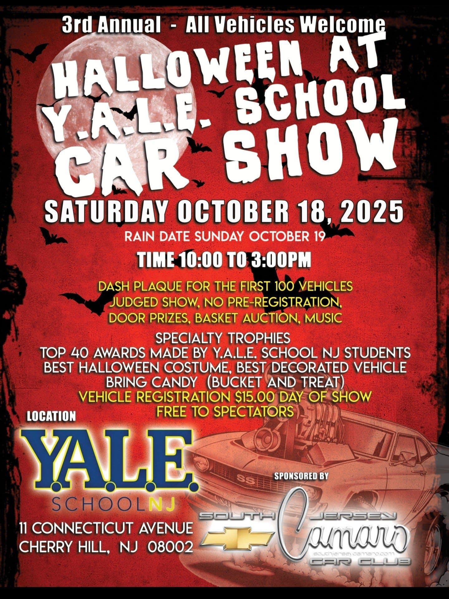Halloween at Y.A.L.E. School Trunk-or-Treat Car Show