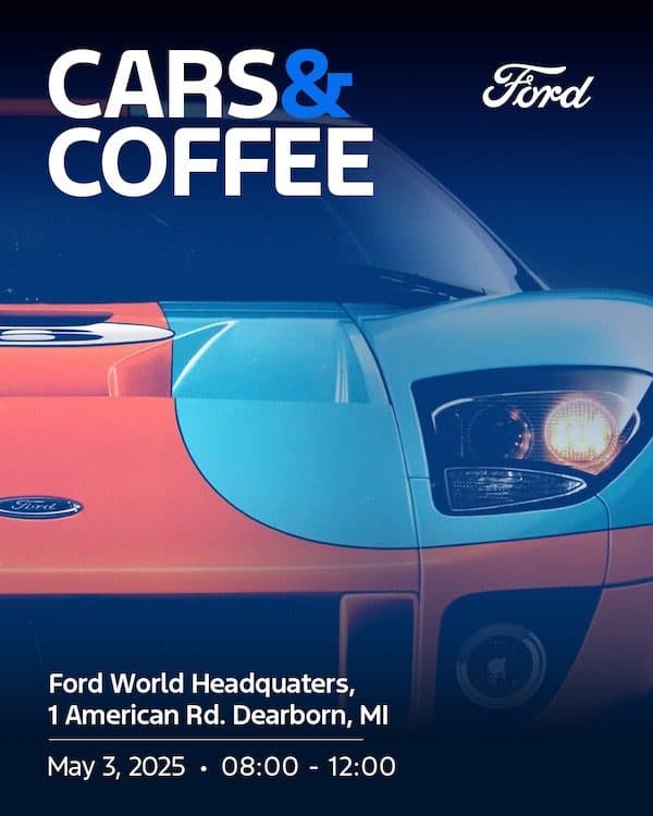 Cars and Coffee at Ford World Headquarters