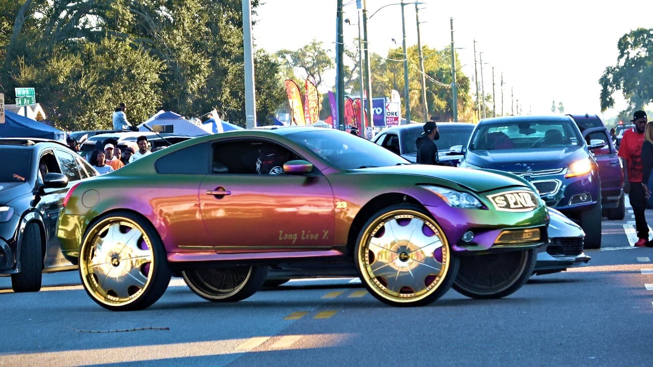 MLK Day St Pete Block Party! MLK Weekend - Big Rims, Donks, Amazing Cars 2026 Part 2