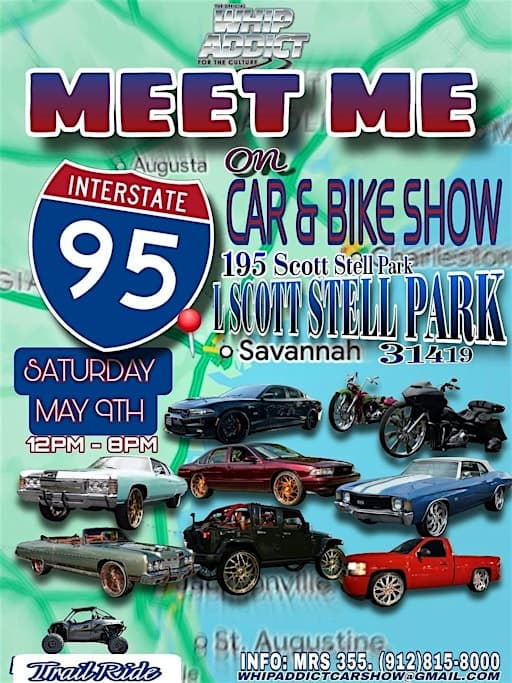 Interstate 95 Car and bike show/ trail ride