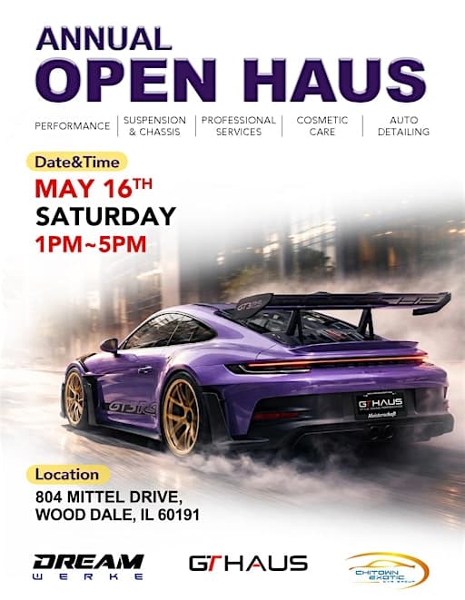 GTHAUS | Dream Werke x Chitown Exotic Car Group Cars and Coffee