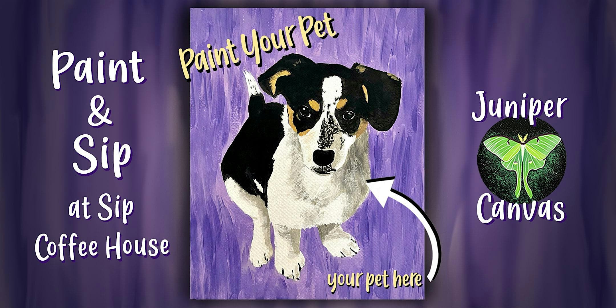 Paint & Sip at Sip Coffee House 2 in Highland: Paint Your Pet