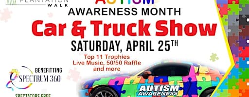 Plantation Walk's 2nd Annual Autism Awareness Car & Truck Show