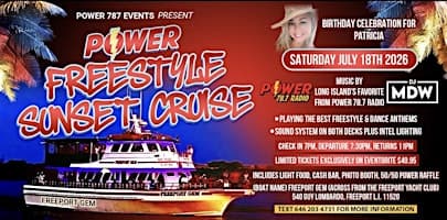 Power Freestyle Sunset Cruise 2026